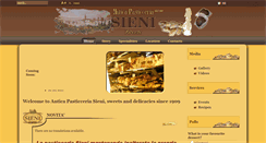 Desktop Screenshot of pasticceriasieni.it